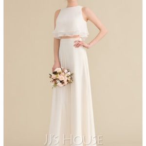 JJs house Two Piece bridesmaids dress